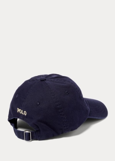 Gorra Polo Ralph Lauren Hombre Azul Marino - Cotton Chino Baseball - ANFCD7856